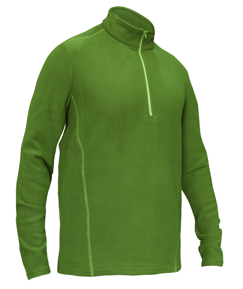 Sivugin Men's Green 1/4 Zip Outdoor Fleece