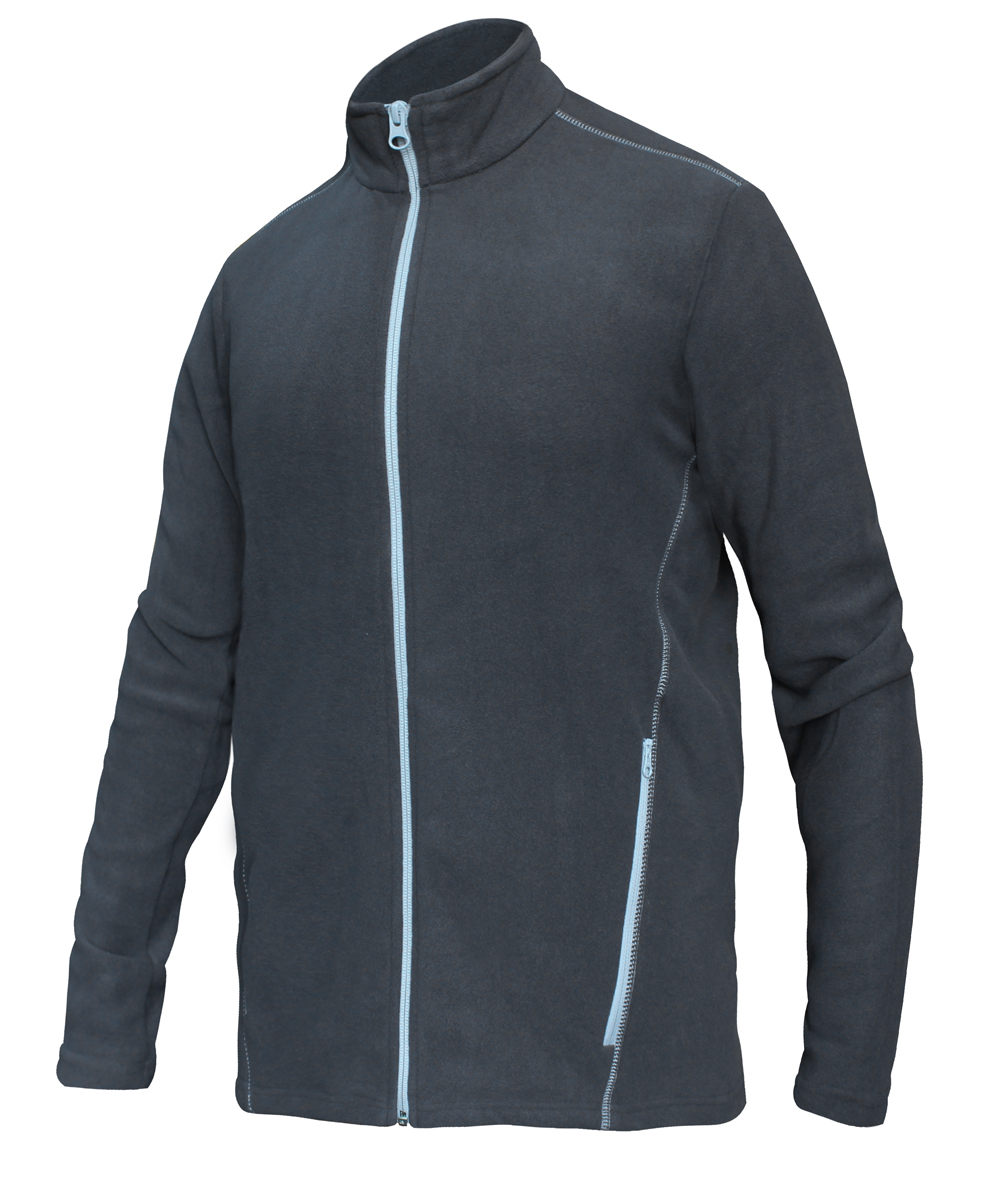 Men's Outdoor Fleece Jacket Shark Grey- Sivugin Outdoor Clothing