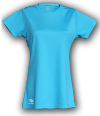 running tshirt turquoise